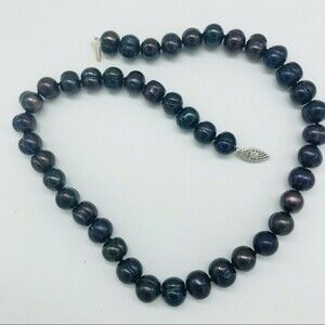 IPS Real Baroquue Pearls 925 Clasp Iridescent 18”